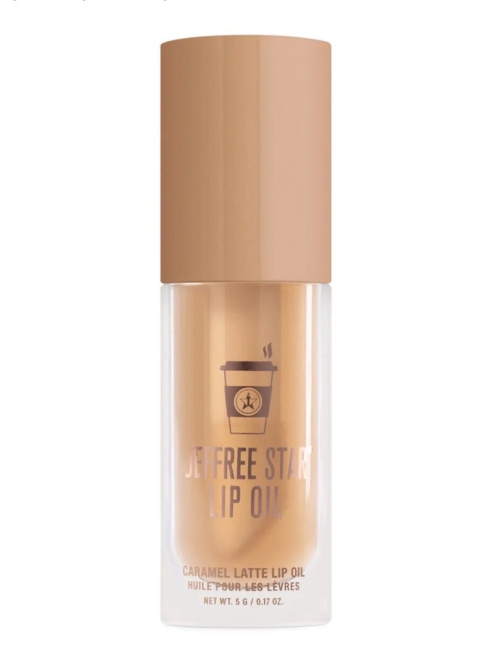Jeffree Star Skin Caramel Latte Brown Lip Oil Stimulates Collagen Production Plu